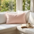 thumbnail image 3 of Unique Bargains 2 Pcs Cotton Pillowcase Envelope Closure Wrinkle Resistant Pale pink, 3 of 4