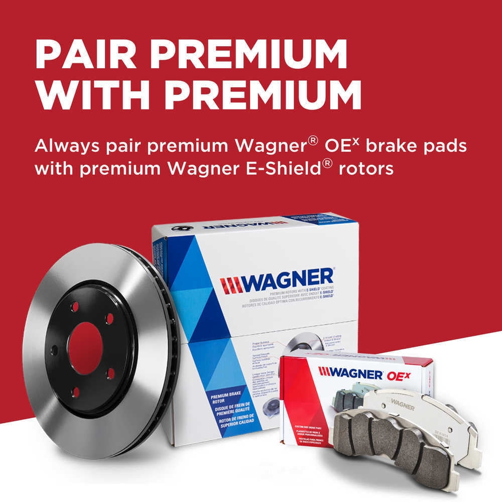 Wagner Brake OEX2169 OEX Rear Disc Brake Pad Set Premium Ceramic