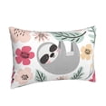 thumbnail image 2 of Fotbe Cute Cartoon Sloth Pillow Cases - Envelope Closure - Luxury, Extra Soft, Cooling Pillow Covers - Wrinkle, Fade, Stain Resistant-20"x30", 2 of 9