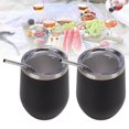 thumbnail image 4 of Vaso aislado al vacío de doble pared regalos exquisitos vaso de vino aislado fácil de limpiar para la oficina ANGGREK Otros, 4 of 8