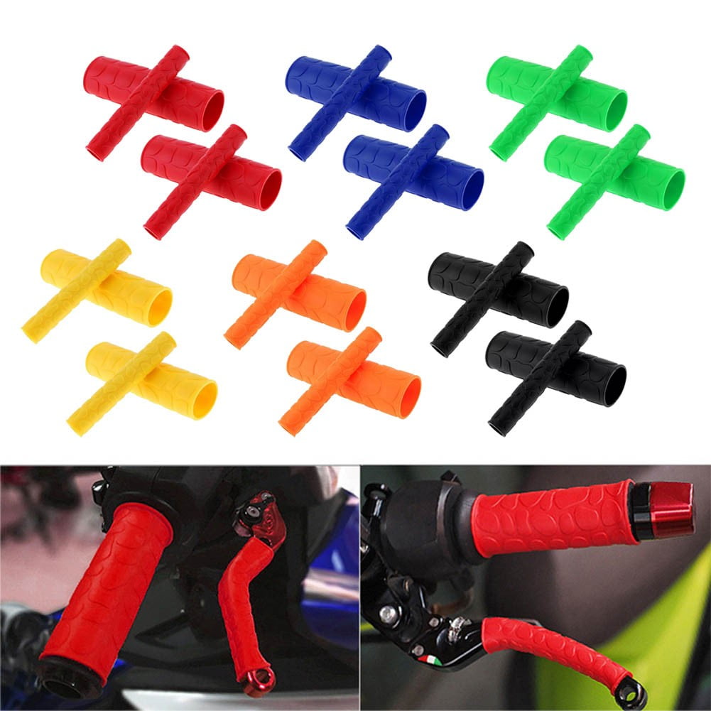 25mm 1.1" 28mm Poignées Guidon Pour Moto Scooter Vélo ATV TPU