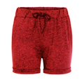 thumbnail image 6 of TRUBKH Shorts for Women Running Shorts Drawstring Elastic Waist Women Camo-shorts for Women Plus Size Workout Shorts Women Workout Shorts Vacation Outfits Board Shorts High Waisted Red L, 6 of 9