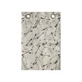 thumbnail image 1 of Arrow Hanging Pocket Organizer, Repetitive Abstract Simplistic Arrow Motif with Irregular Symmetry, Printed Polyester Storage Bag with Pockets, 14" x 20", Pale Sepia Charcoal Grey, 1 of 2