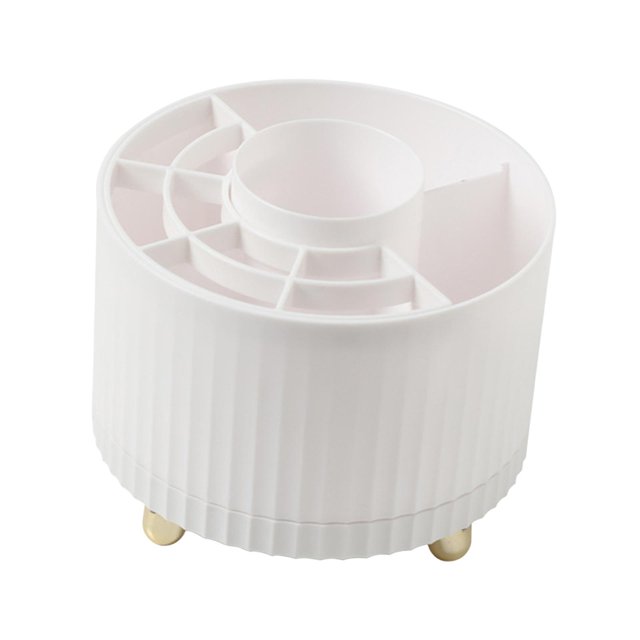 Organizador de brochas Yinane Soporte para brochas de maquillaje Blanco