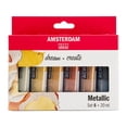thumbnail image 2 of Amsterdam Acrylic Standard Series Paint Set, Metallics, 6ct, 20ml - 3 Pack, 2 of 6