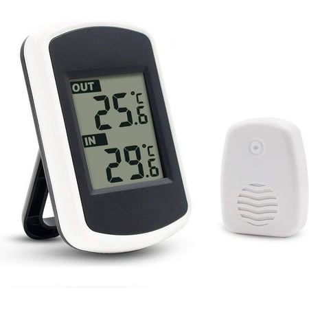 

Digital wireless thermometer for indoor and outdoor temperature measurement LCD environment tester
