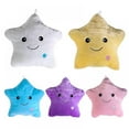 thumbnail image 5 of Colorful Body Pillow Star Glow LED Luminous Light Pillow Cushion Soft Relax Gift Smile Body Pillows,Purple,16*14inch, 5 of 5