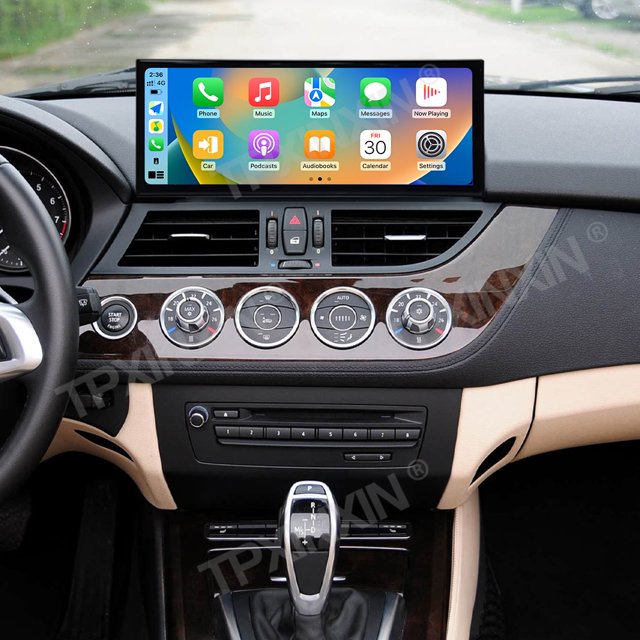 TPXINXIN 15.8 inch Android 14 Car Radio for BMW Z4 2008-2016 Wirless Carplay GPS Navigation Screen Upgrade Multimedia(CIC system)