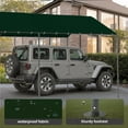 thumbnail image 3 of GOJOOASIS 10x20 Carport Heavy Duty Portable Garage Shelter Metal Car Canopy Tent with UV-Resistant & Weatherproof Top Cover for RV & Vehicles (Green, 10x20 Without sidewalls), 3 of 14