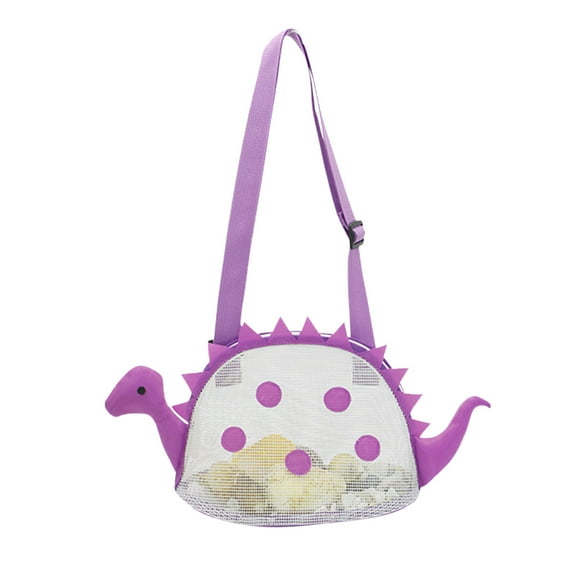 ZFYXGS Color Children's Beach Bag Toy Storage Mesh Bag Small Messenger Bag