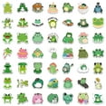 thumbnail image 4 of 100pcs Frog Stickers Cute Aesthetic Vinyl Waterproof Sticker for Laptop,Guitar,S, 4 of 5