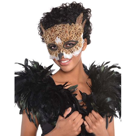 Halloween Owl Bird Feather Halloween Costume Mask