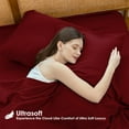 thumbnail image 6 of HURBANE HOME Decor 4 Pieces Solid Bed Sheet Set - 2600 Series, Soft Cooling Sheets & Pillowcases Without Fillers, Hotel Luxury, Classic Collection With 16" Deep Pocket, Shrink & Fade Resistant, 6 of 9