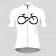 thumbnail image 5 of 2023 Camiseta de ciclismo para mujer, camiseta de manga corta para ciclismo de montaña o carretera, ropa de verano para mujer, blusa rosa, 5 of 5
