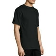 thumbnail image 2 of Hanes Men's and Big Men's Authentic Short Sleeve Tee, Up To Size 6XL, 2 of 5