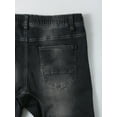 thumbnail image 5 of Ma Croix Men's Loose Fit Denim Jogger Pants with Drawstring Casual Comfort, 5 of 6