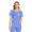 Cell Blue, variant on Custom Embroidered Women’s WorkFlex V-Neck Scrub Top – Add Your Name, Logo & Design (Pewter, 5X-Large)