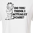 thumbnail image 3 of Garfield - Do You Think I Actually Care - Juniors Cropped Cotton Blend T-Shirt, 3 of 5