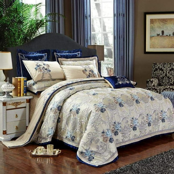 Juego de cama de lujo en jacquard oriental