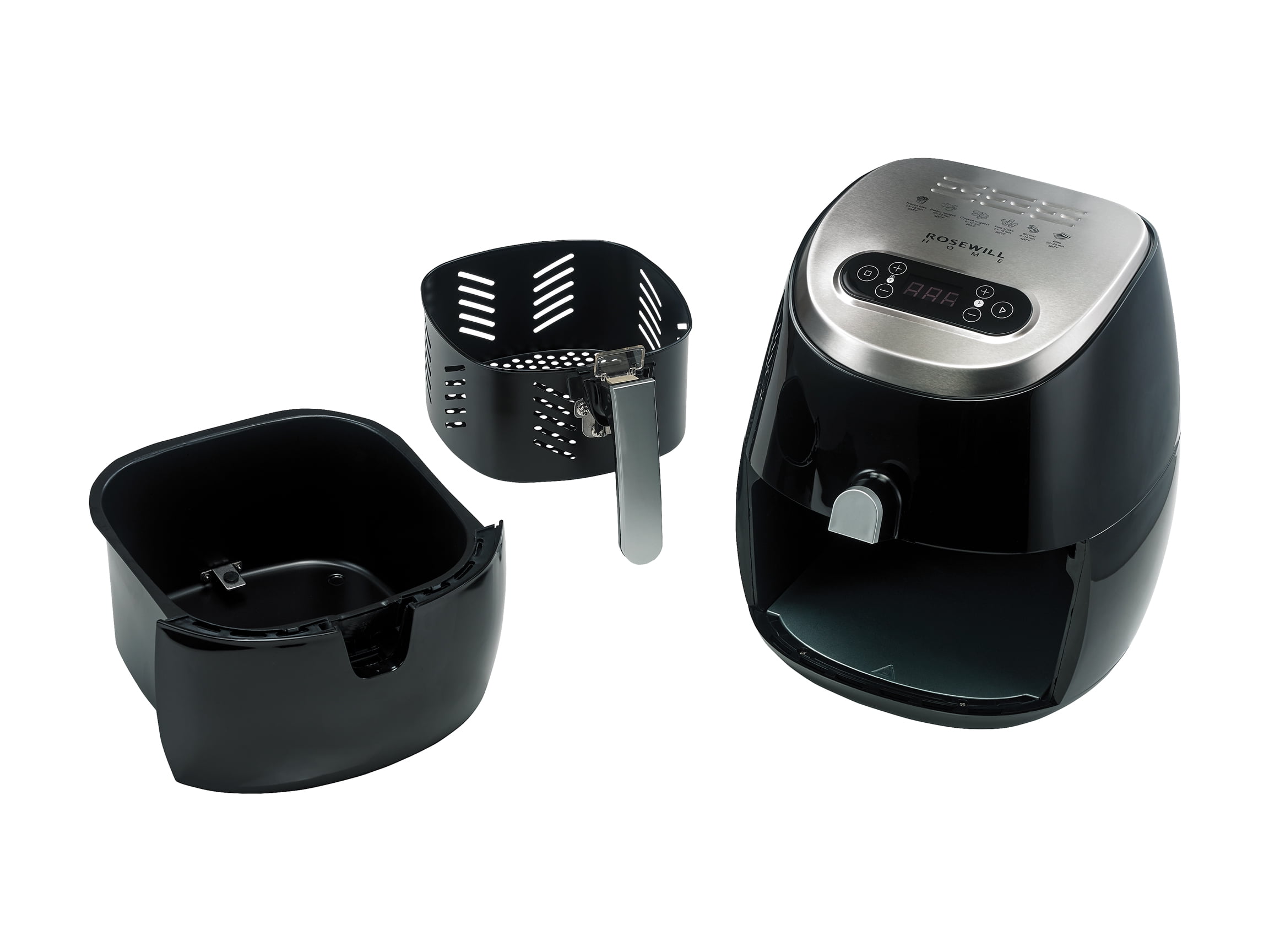 Rosewill Digital Air Fryer With LED Touch Display, 1400W, Oil-less ...