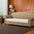thumbnail image 7 of Stretch Sofa Seat Cushion Cover Couch Covers Furniture Protector (Loveseat, Off-white), 7 of 7