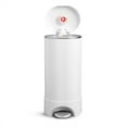 Munchkin® STEP™ Diaper Pail, Powered by Arm & Hammer™, 1 in Odor Control, White