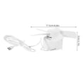 thumbnail image 2 of OUNONA Compact Ceiling Fan Silent Fan For Bedroom Plastic Travel Use 1Pack, 2 of 8