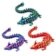 thumbnail image 1 of 3D Printed Crystal Dragon 12In,3D Printed Flexible Articulated Dragon, 1 of 5