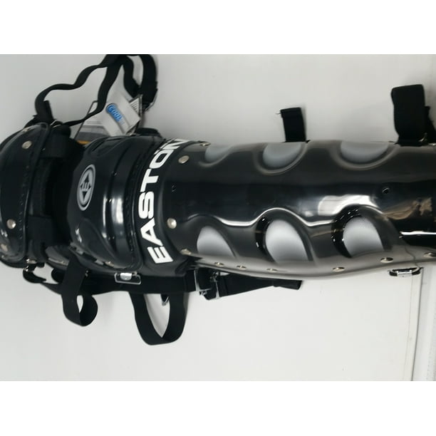 New Easton Leg Guards Stealth Intermediate Baseball Catcher's Black