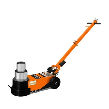 30T Pneumatic Jack New V Big Car Hydraulic Thousand Gold Top Double Section Auto Repair Lift Tool Comfortable Operation
