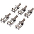 thumbnail image 3 of SPRING PARK 6Pcs Stainless Steel Roller Bridge Tremolo Saddles For Strat Electric Guitar, 3 of 6