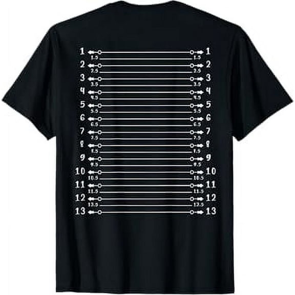 Hair Length Chart - Funny Hair Check T-Shirt