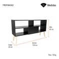 thumbnail image 3 of Centro de entretenimiento HOMEASY 1.20 M COLOR negro, 3 of 6