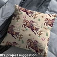 thumbnail image 2 of Feelyou Cowgirl Cowboy Fabric by the Yard 2 Yards for Kids, Rustic Horse Animal Room Decor Fabric by the Yard, Western Cactus Plant Fabric for Sewing, Super Cozy Room Decor, 2 of 6