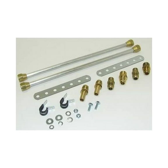 Oil Cooler Hose - Compatible with 2000 - 2002 Chevy Silverado 2500 RWD 5.7L V8 2001