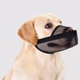 thumbnail image 1 of Traje de bozales para perros, 1 PCS Anti-morder Barking Bozales para mascotas Cubierta ajustable para la boca del bozal para perros - Negro, 1 of 5