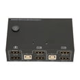 thumbnail image 4 of Interface Multimédia HD Switch, 4W Plug And Play 2 Ports KVM Switch Double Moniteur Haute Compatibilité pour PC, 4 of 8