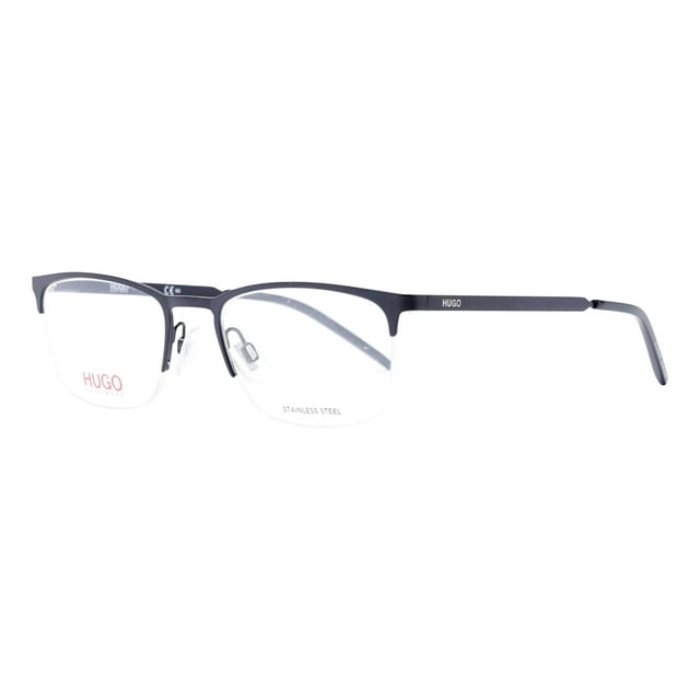 Marco Hugo Boss (HG-1019 003) de metal negro mate