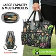 thumbnail image 2 of Bright Flowers Garden Tools Bag, Water-proof Oxford Garden Tote Home Organizer Gardening Tool Bag Kit Holder with 8 Pockets for Indoor and Outdoor Gardening(Tools Not Included), 2 of 6