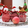 thumbnail image 1 of Bolsa de regalo decorativa de Navidad creativa bolsa de manzana tejida para niños bolsa de galletas de caramelo bolsa de regalo de Navidad, 1 of 5