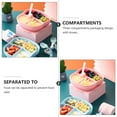 thumbnail image 4 of YSNOOWE Baby Silicone Plates Toddler Tableware Silicone Pink 1Pack, 4 of 6