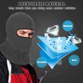 thumbnail image 4 of IC ICLOVER Full Face Ski Mask Balaclava Winter Thermal Fleece Hood Neck Warmer for Cycling Gray, 4 of 8