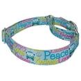 thumbnail image 4 of Country Brook Petz® Love and Peace Martingale Dog Collar and Leash, Large, 4 of 6