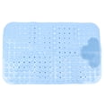 thumbnail image 4 of Alfombrilla de baño antideslizante para bañera, alfombrilla de ducha gruesa de PVC con ventosa fuerte para suelo de baño, color azul, 4 of 5