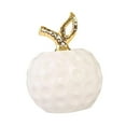 thumbnail image 3 of CarpNettore Fruit Statue Sculpture Desktop Decoration Table Centerpiece Ceramic Fruit Statue Desktop Figurine for Office Bookshelf Decor White, 3 of 9