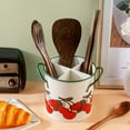 thumbnail image 1 of Becaristey Portable Home Kitchen Organizer Durable Iron With 4 Compartments There Is Drainage Hole At Bottom Style 1, 1 of 6
