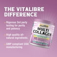 thumbnail image 5 of Vitallibre Multi Péptidos de Colágeno en Polvo Tipo I II III V X, Proteína de Colágeno Hidrolizado para Mujeres y Hombres, Piel, Cabello, Uñas, Sin Sabor, Sin OGM, Keto y GF, Cero Azúcar, 45 porciones, 5 of 5