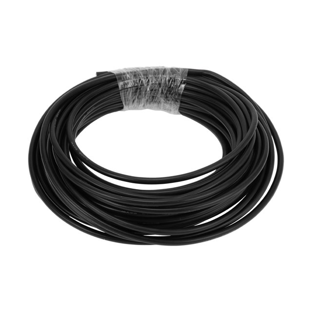 Cables de Tierra Únicos 12m Negro TC 1 Pcs 14AWG Totalmente Aislado y Con Chaqueta de Toque Suave para Radio de Coche, Automotriz, Altavoces Universales de Coche