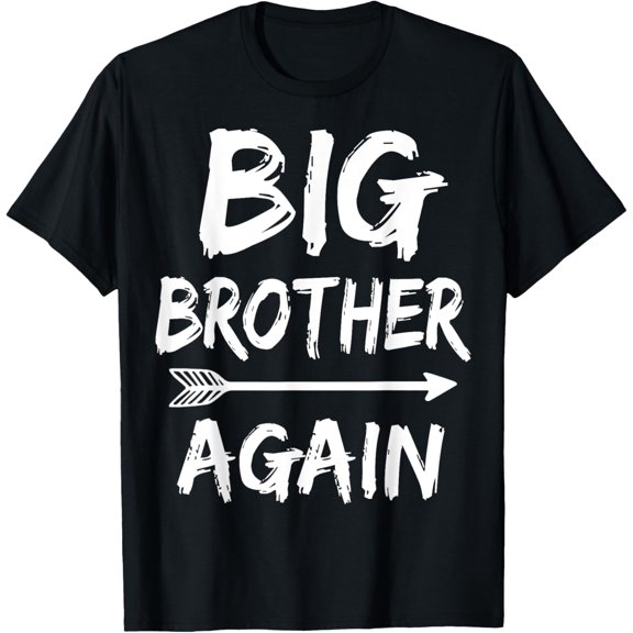 t-shirt Big Brother Again for Boys with Arrow Funny Gifts 2024 T-Shirt.