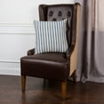 thumbnail image 4 of Rizzy Home Ticking Stripe 20" x 20" Down Pillow with Cotton Cover-Gray/Natural, 4 of 5